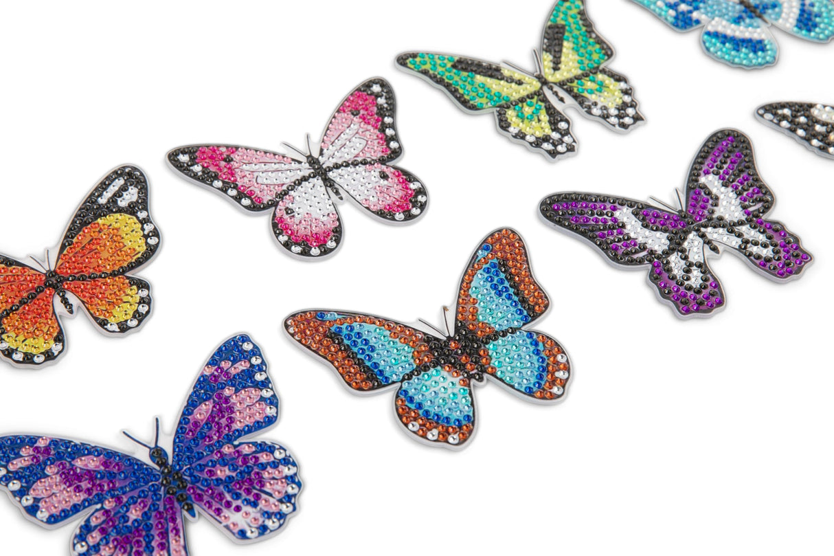 8 Pack Butterfly Diamond Painting Kit for Garden Decor