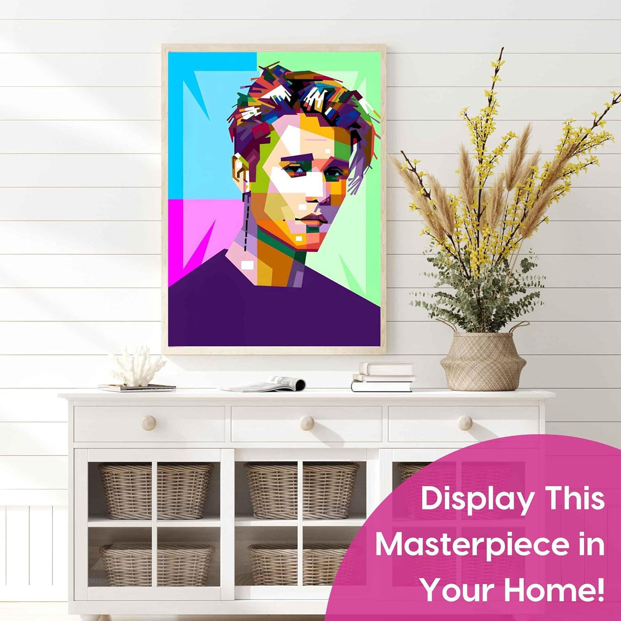 Justin Bieber Pop Art Diamond Art Kits for Adults