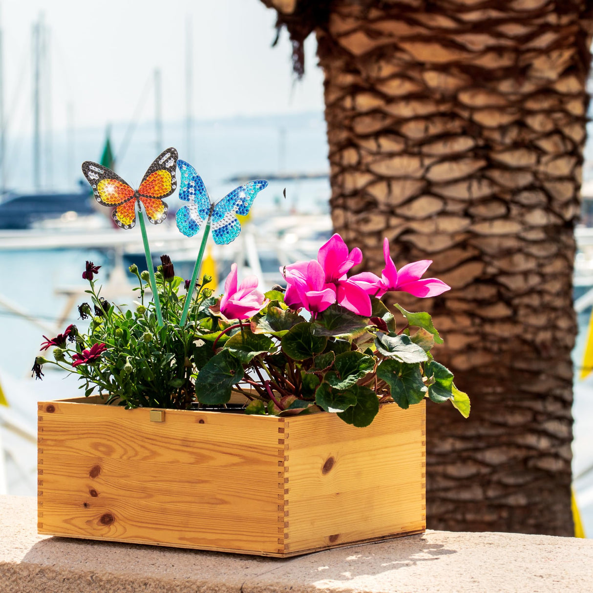 8 Pack Butterfly Diamond Painting Kit for Garden Decor