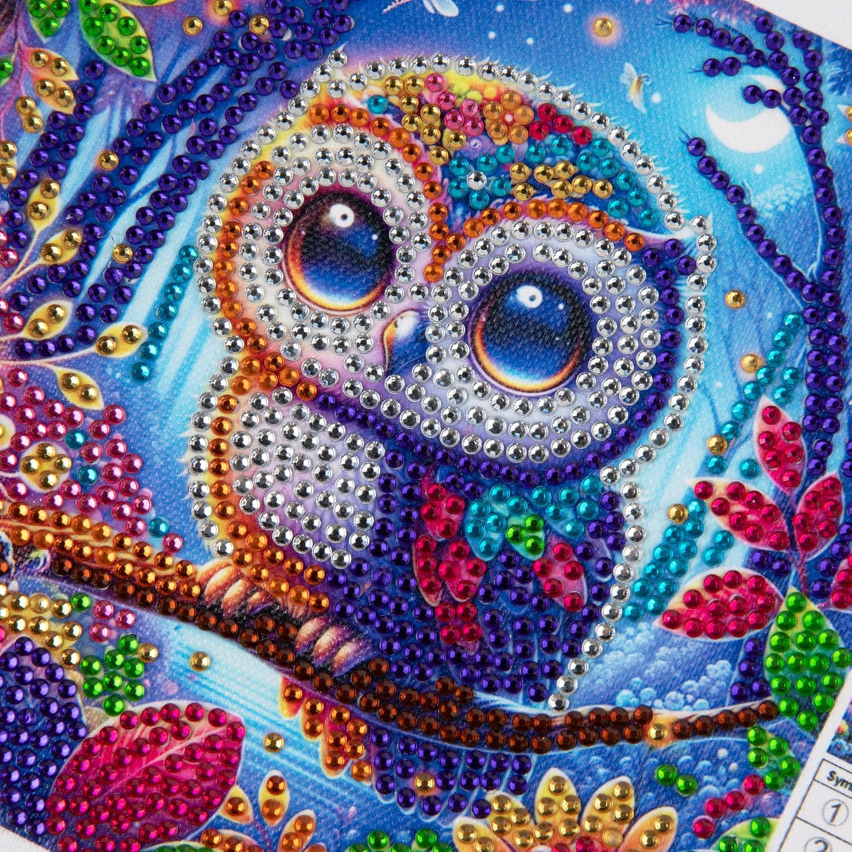 3 Pack Small Diamond Art Kits | Owl, Dragonfly & Octopus