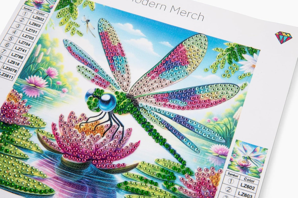 3 Pack Small Diamond Art Kits | Owl, Dragonfly & Octopus