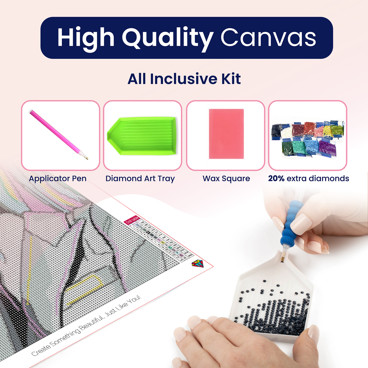 Ariana Grande Pop Art Diamond Art Kit for Adults