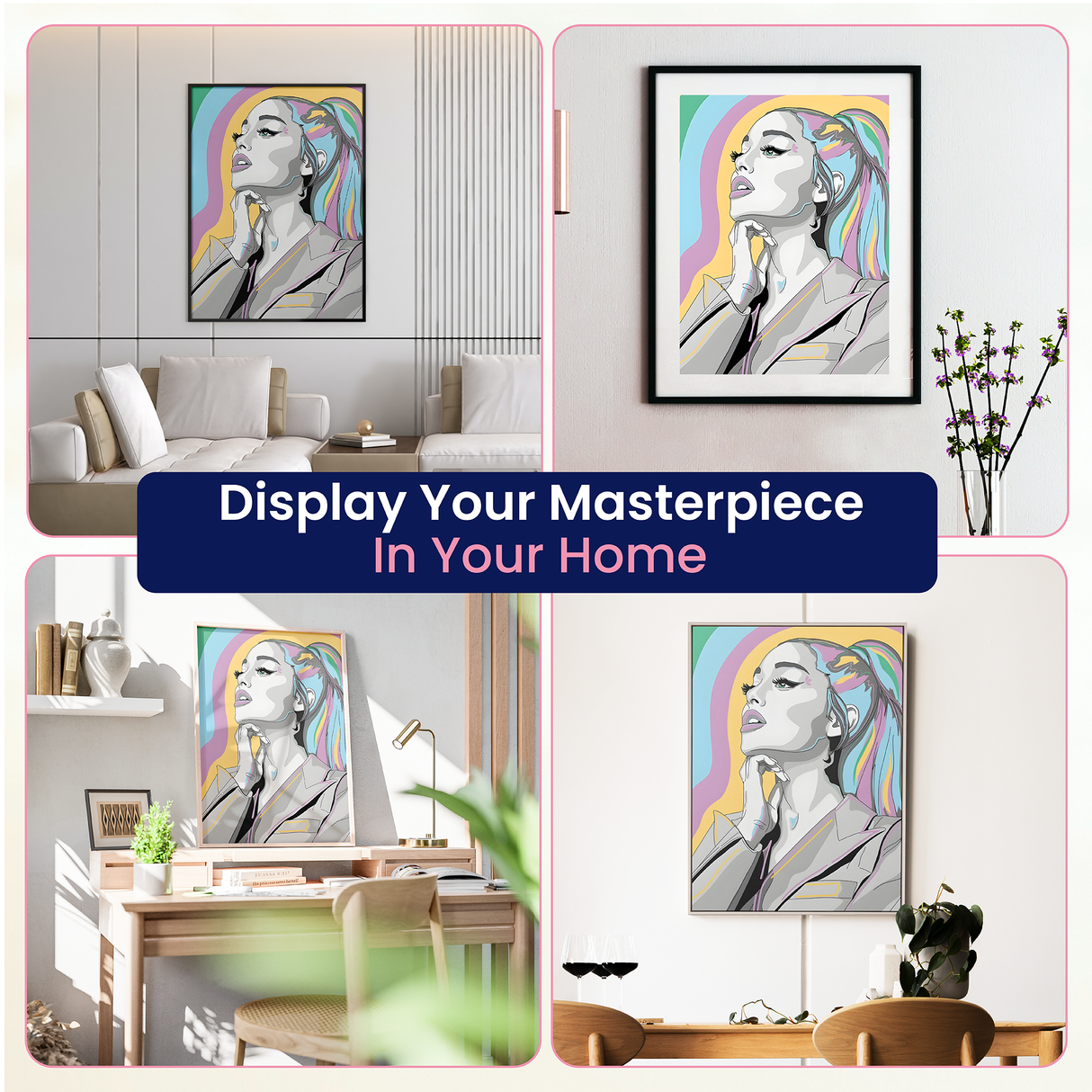 Ariana Grande Pop Art Diamond Art Kit for Adults