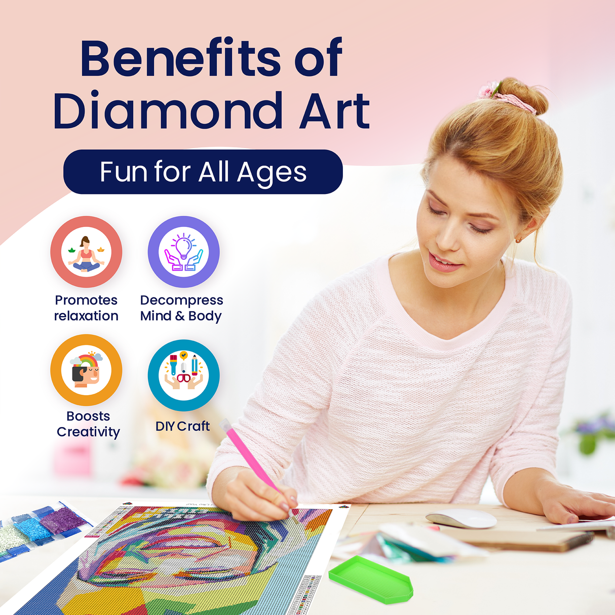 Billie Eilish Pop Art Diamond Art Kits for Adults