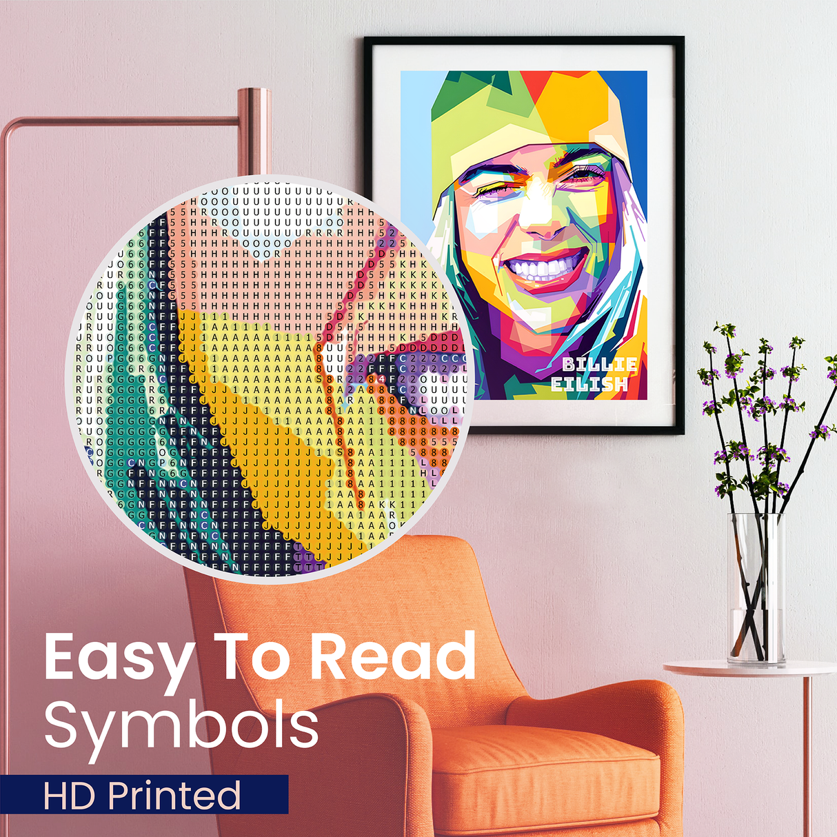 Billie Eilish Pop Art Diamond Art Kits for Adults