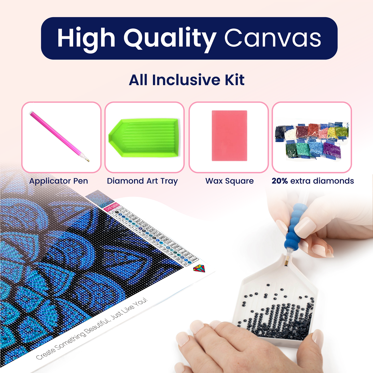 Blue Mandala Diamond Art Kits