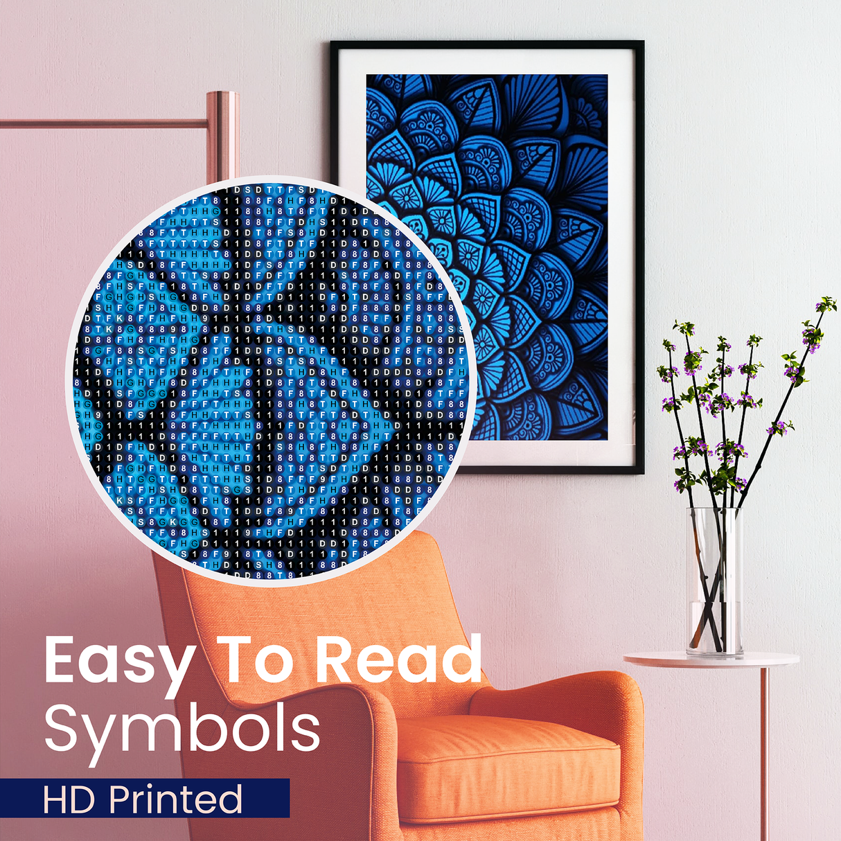 Blue Mandala Diamond Art Kits