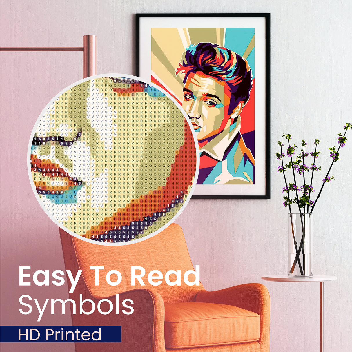 Elvis Presley Pop Art Diamond Art Kit