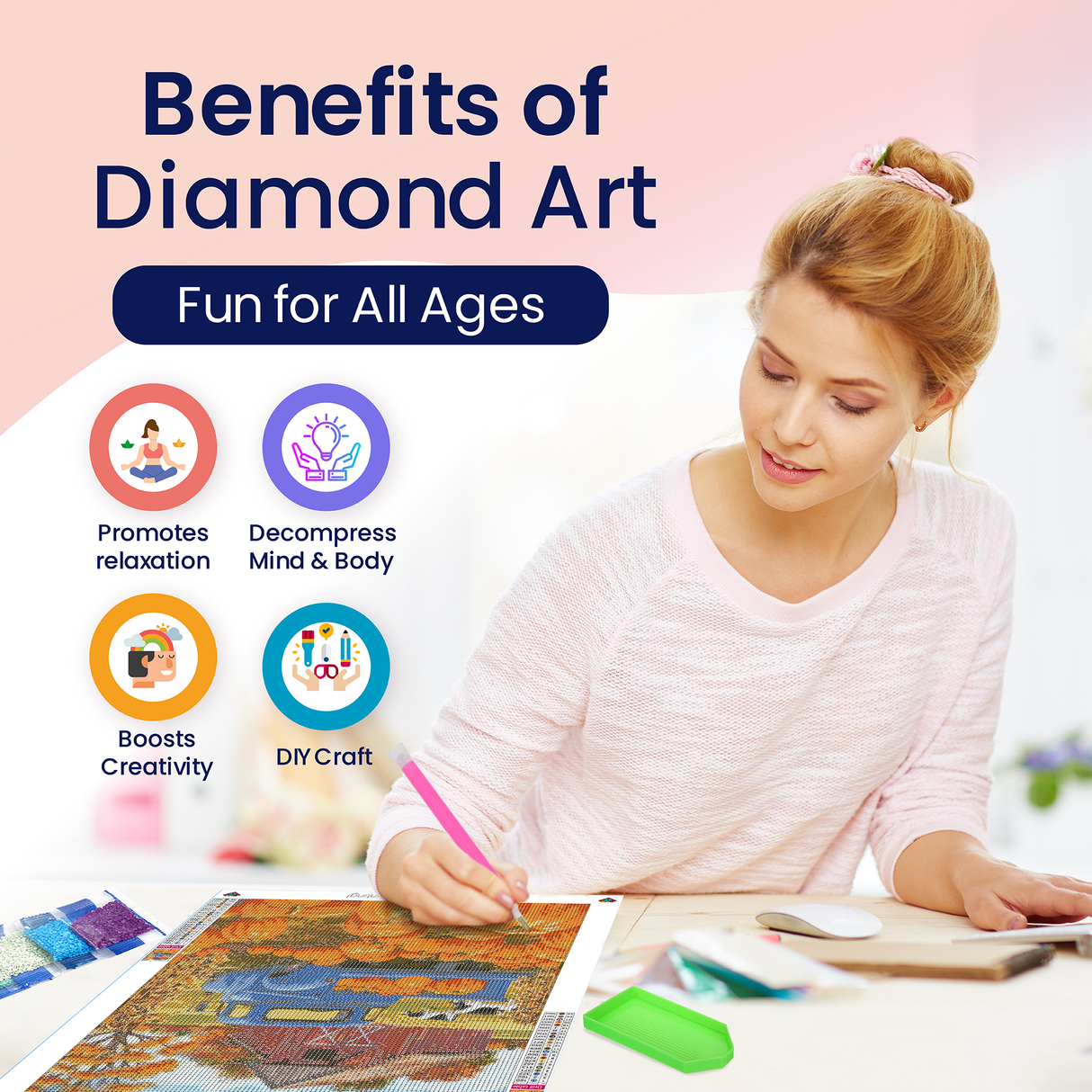 Pumpkin Diamond Art Kits