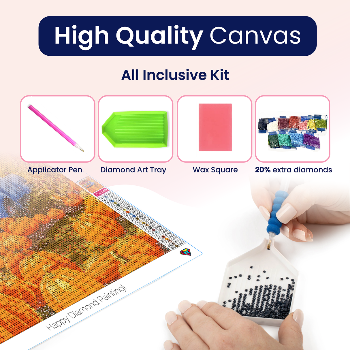 Pumpkin Diamond Art Kits