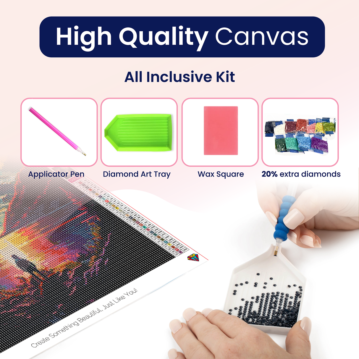 Fantasy Landscape Diamond Art Kit for Adults Trippy Landscape