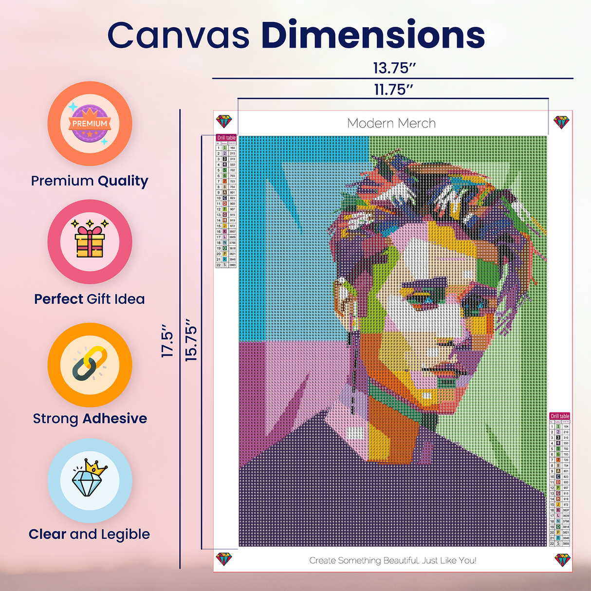 Justin Bieber Pop Art Diamond Art Kits for Adults