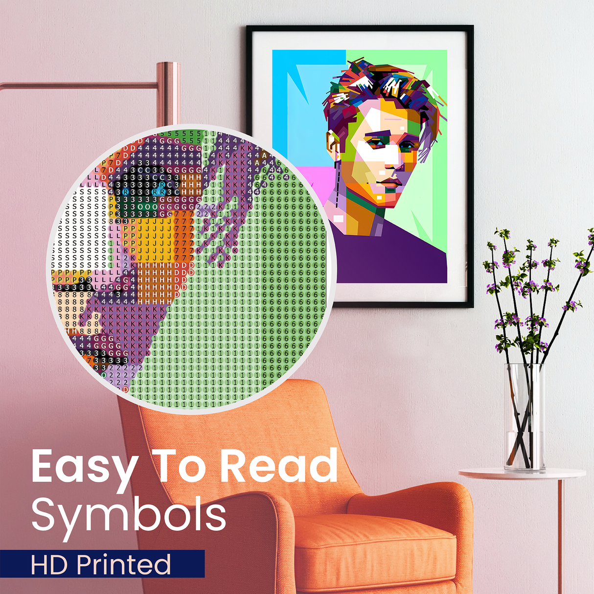 Justin Bieber Pop Art Diamond Art Kits for Adults