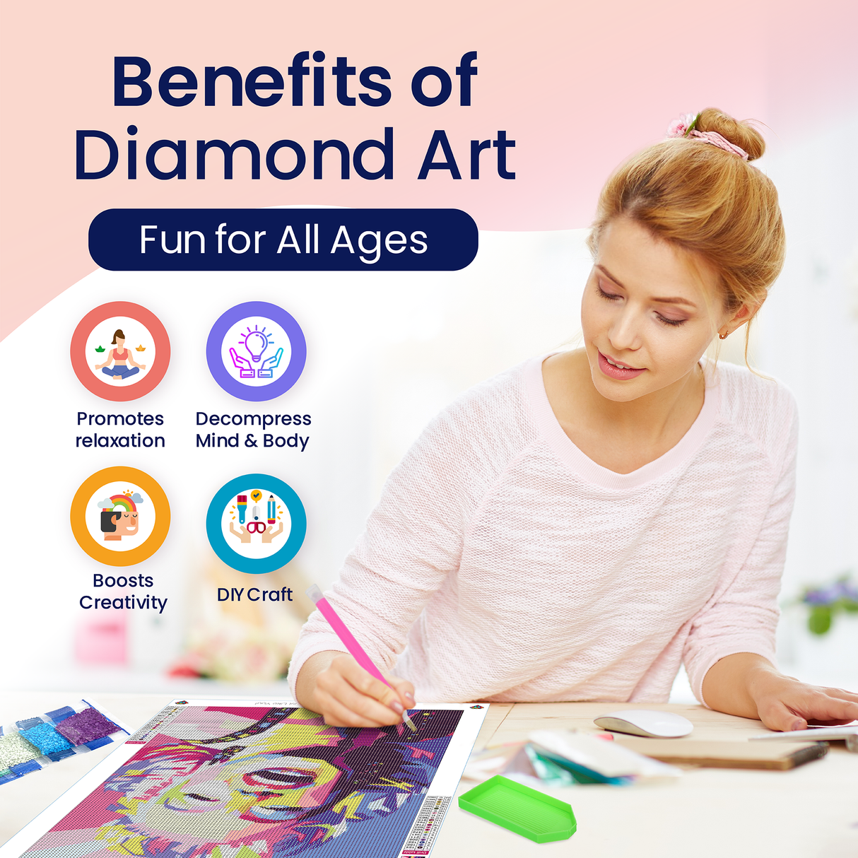 Marilyn Monroe Pop Art Diamond Art