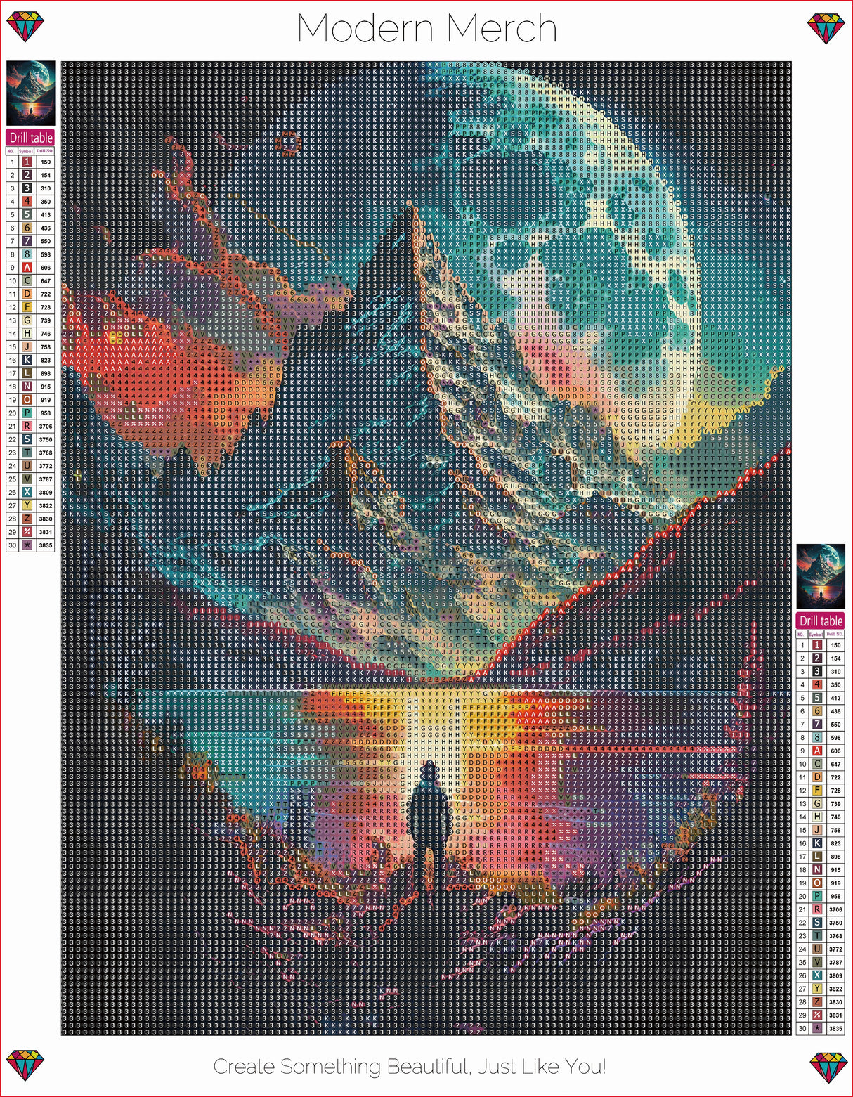 Fantasy Landscape Diamond Art Kit for Adults Trippy Landscape