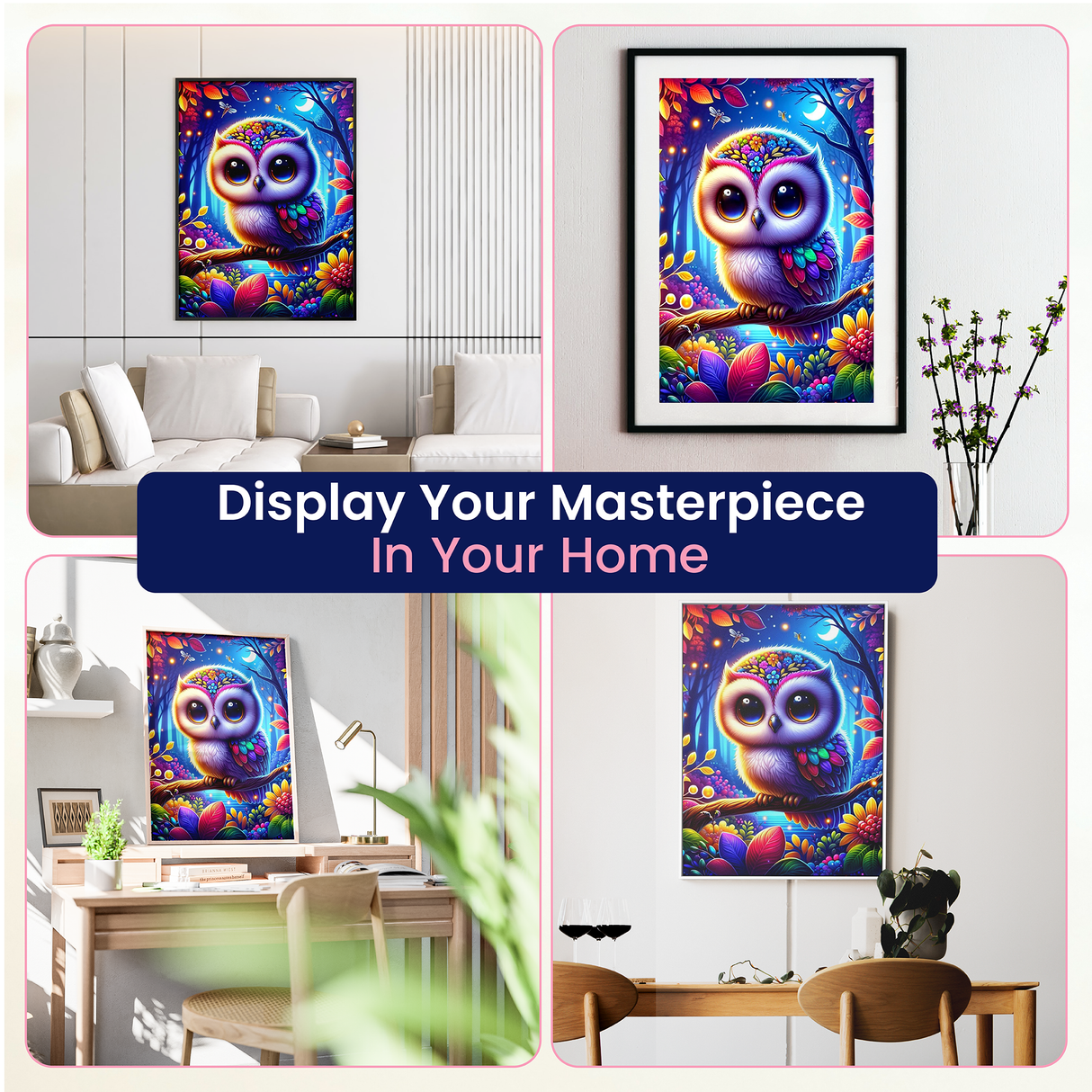 Night Owl Diamond Art Kit