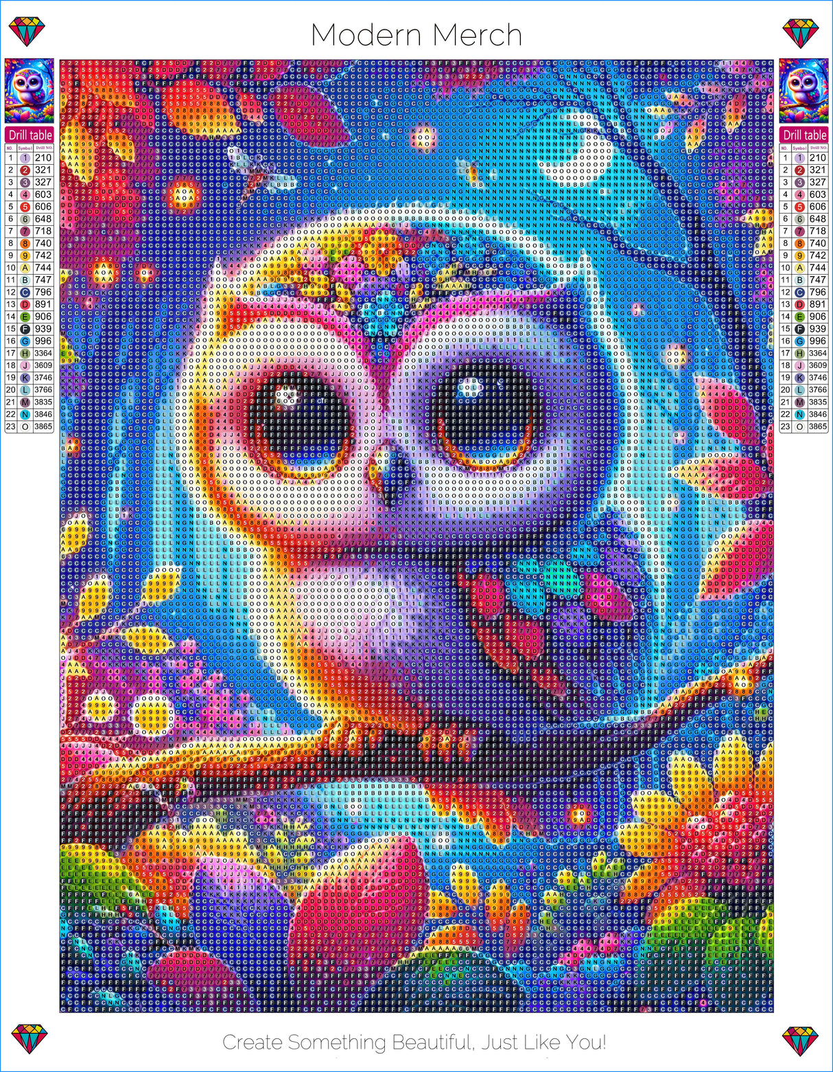 Night Owl Diamond Art Kit