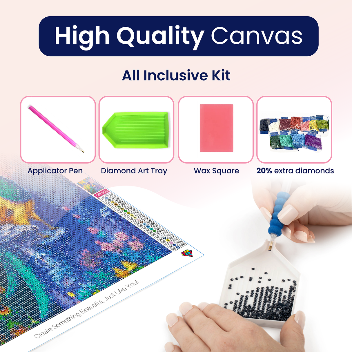 Peacock Diamond Art Kit