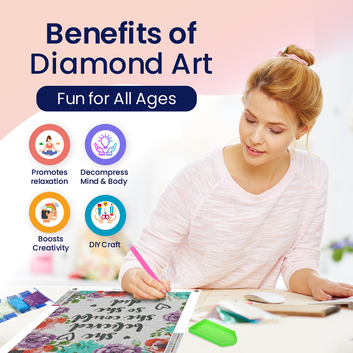 She Believed She Could Diamond Art Kit