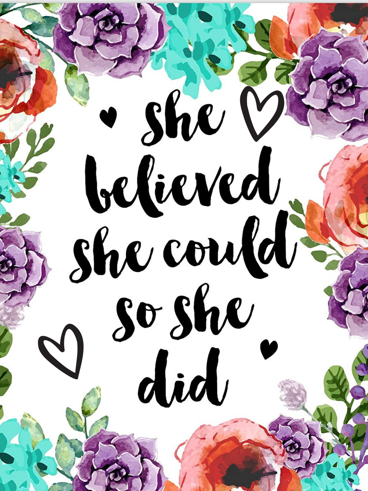 She Believed She Could Diamond Art Kit