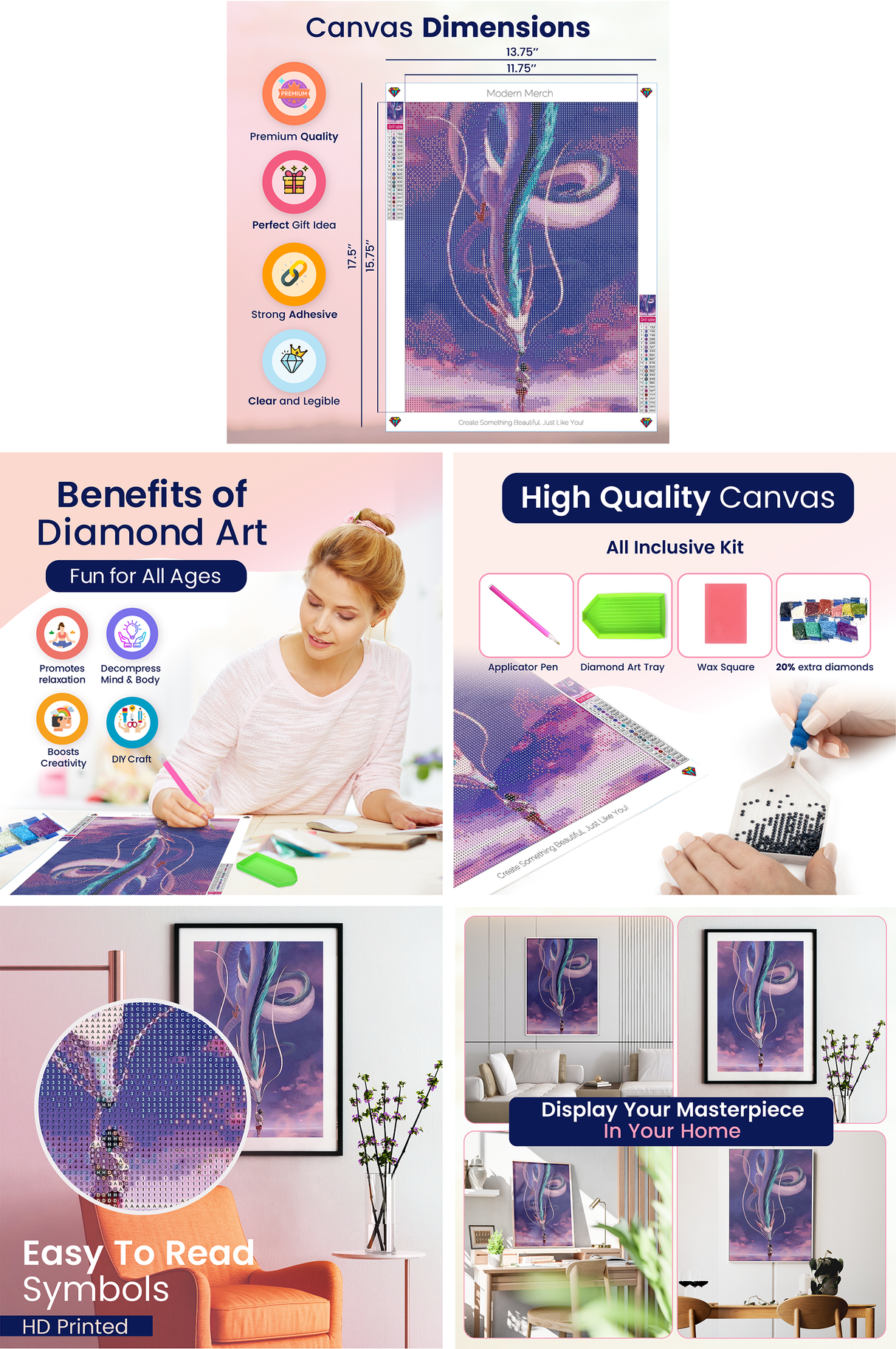 Anime Spirited Away Dragon Diamond Art Kits