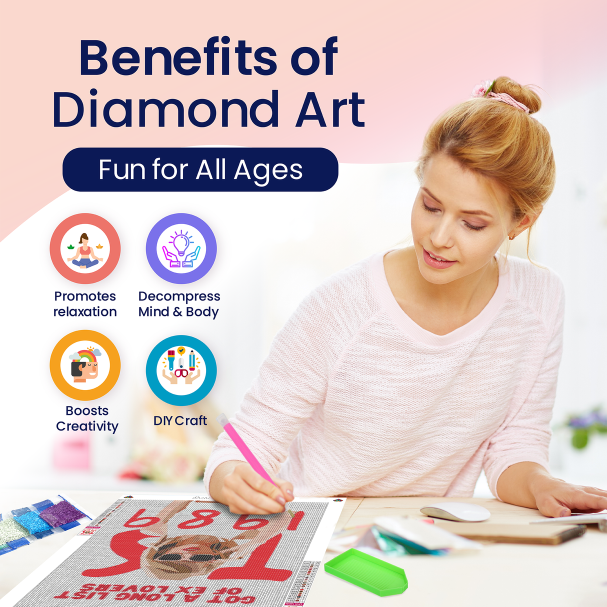 Taylor Swift Diamond Art 1989 Full Round Drill DIY AB Diamond Painting Kit