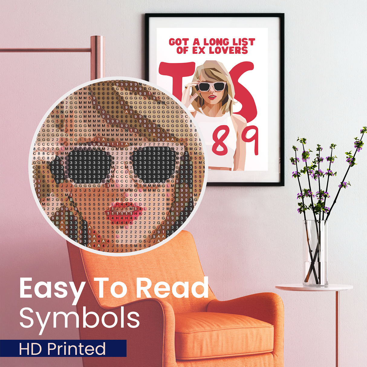 Taylor Swift Diamond Art 1989 Full Round Drill DIY AB Diamond Painting Kit