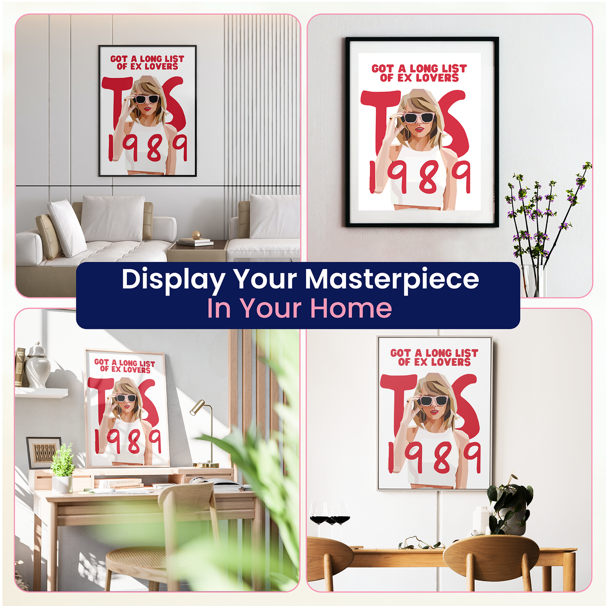 Taylor Swift Diamond Art 1989 Full Round Drill DIY AB Diamond Painting Kit