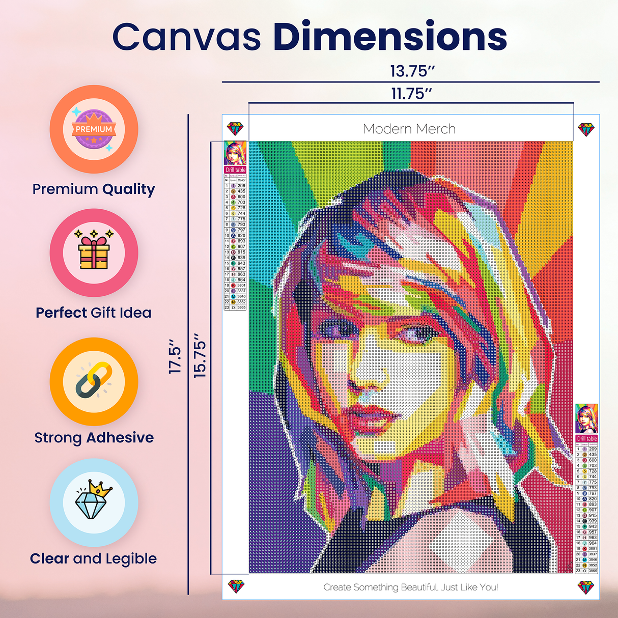 Taylor Swift Pop Art Diamond Art Kits
