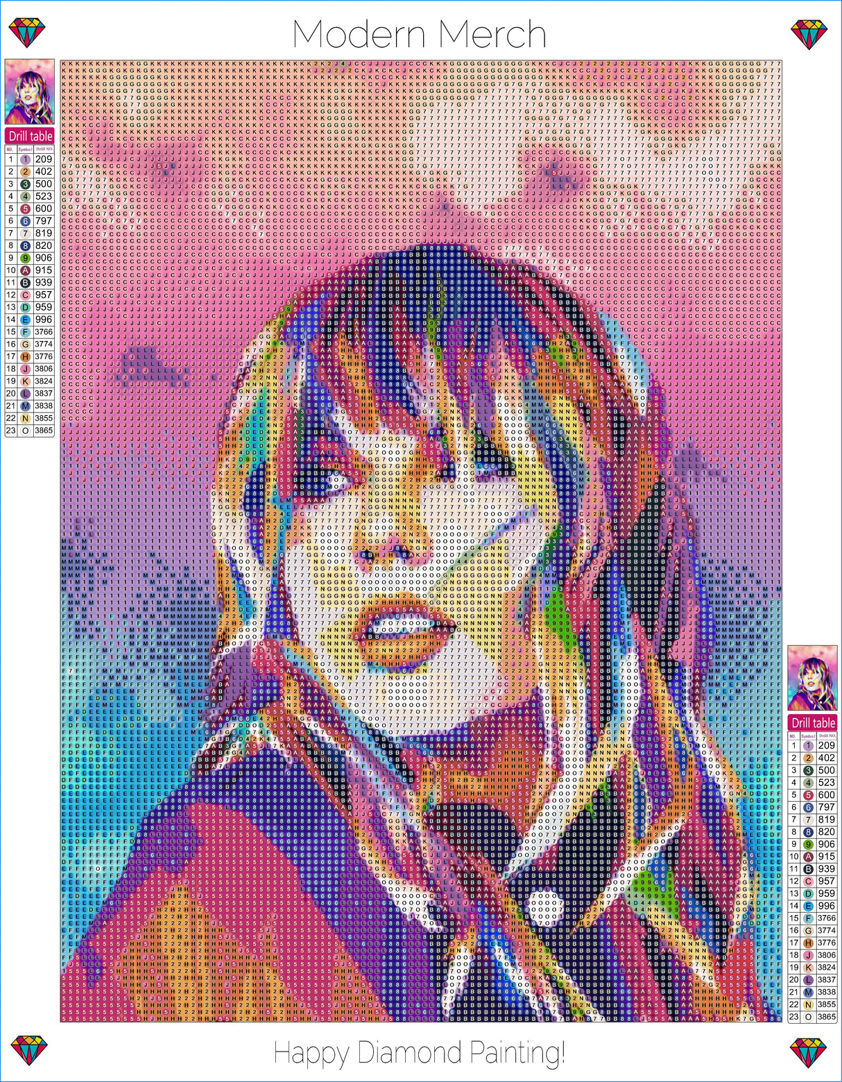 Taylor Swift ERAS Diamond Art Kit