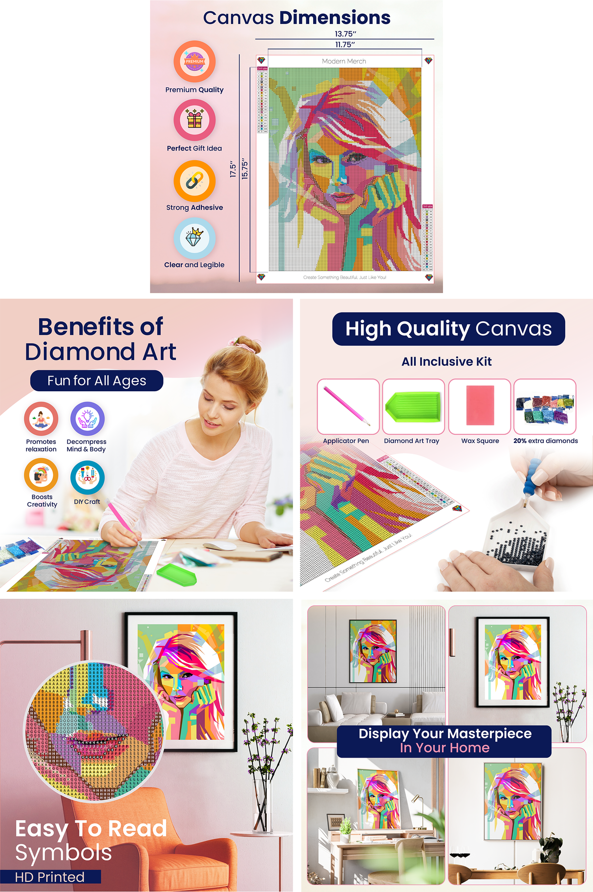 Taylor Swift 'Our Song' Era Diamond Art Kits for Adults