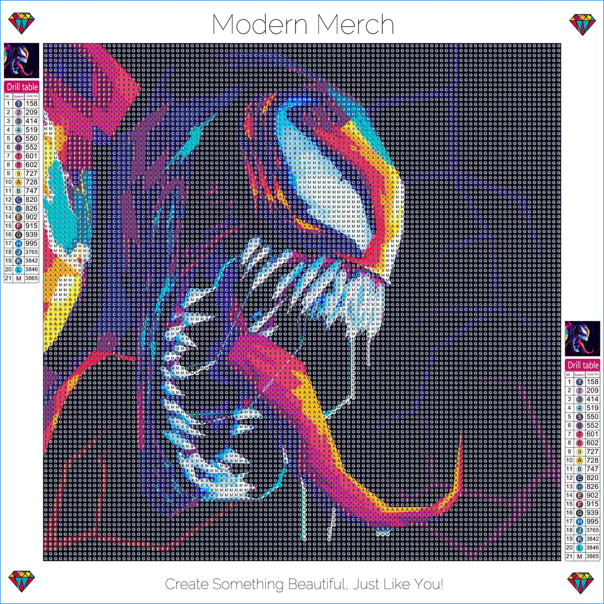 Venom Marvel Diamond Art Kits