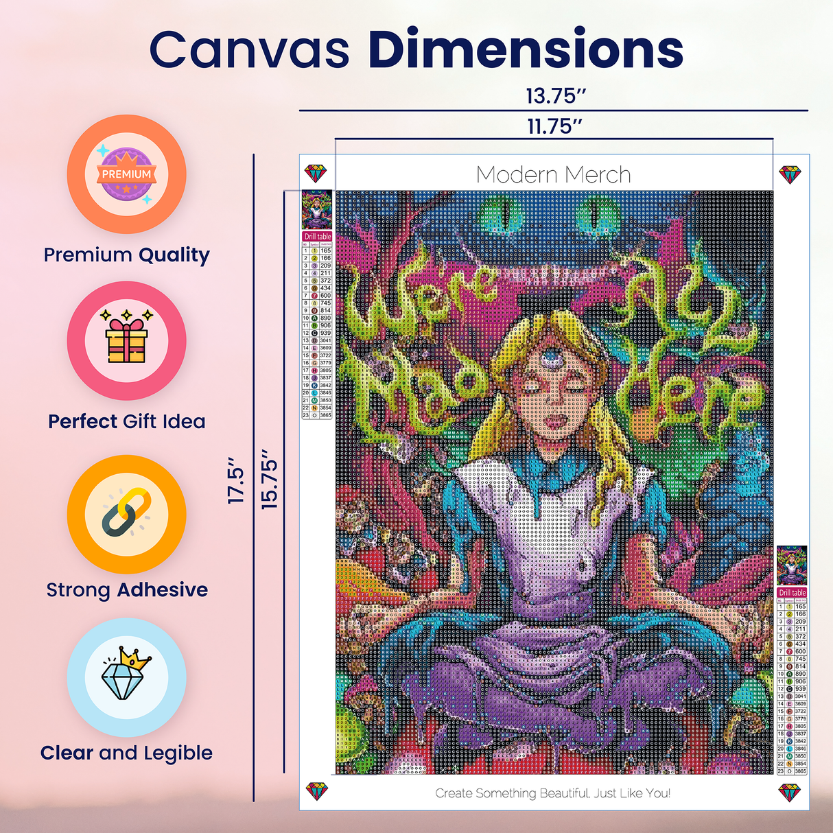 Alice in Wonderland Diamond Art Kits