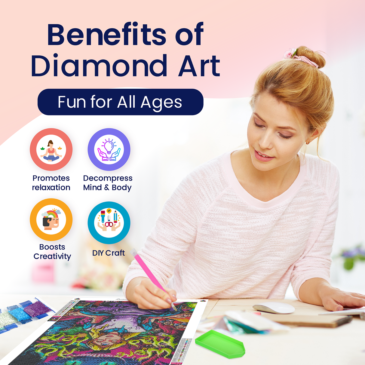 Alice in Wonderland Diamond Art Kits