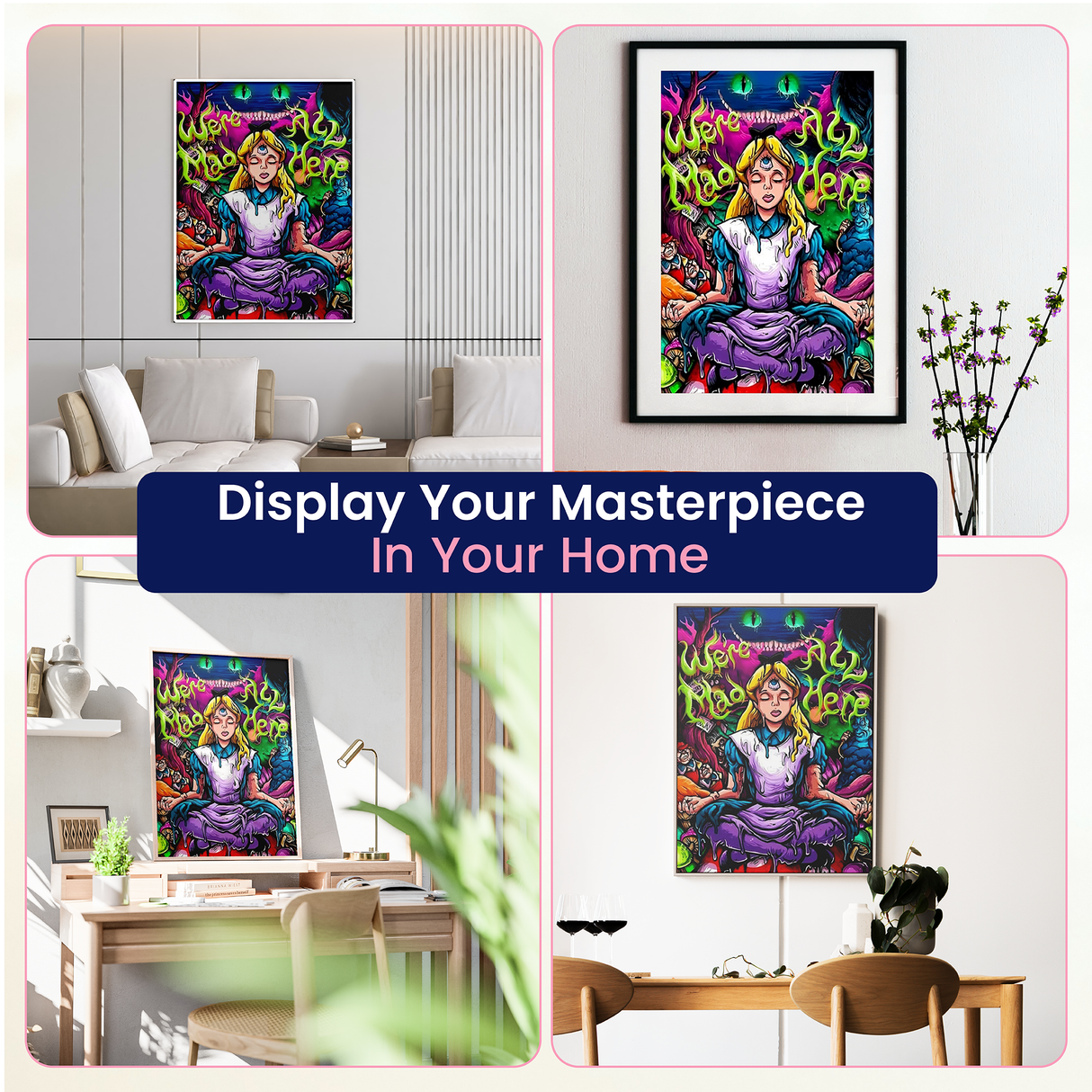 Alice in Wonderland Diamond Art Kits