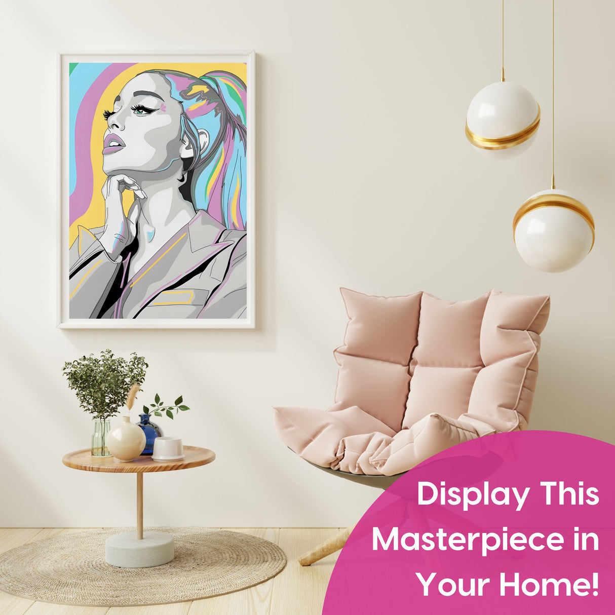 Ariana Grande Pop Art Diamond Art Kit for Adults