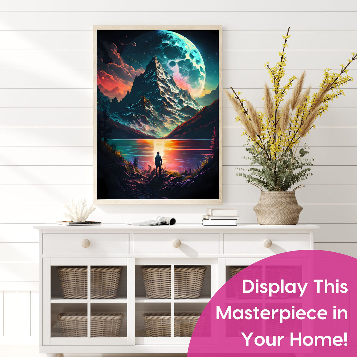 Fantasy Landscape Diamond Art Kit for Adults Trippy Landscape