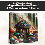 Magical Mushroom Forest 1000 Piece Jigsaw Puzzle