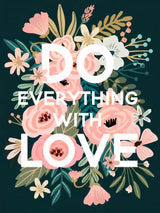 Do Everything with Love Floral Diamond Art Kits