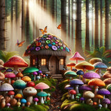 Magical Mushroom Forest 1000 Piece Jigsaw Puzzle