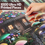 Magical Mushroom Forest 1000 Piece Jigsaw Puzzle