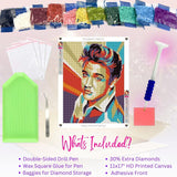 Elvis Presley Pop Art Diamond Art Kit