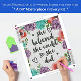 She Believed She Could Diamond Art Kit