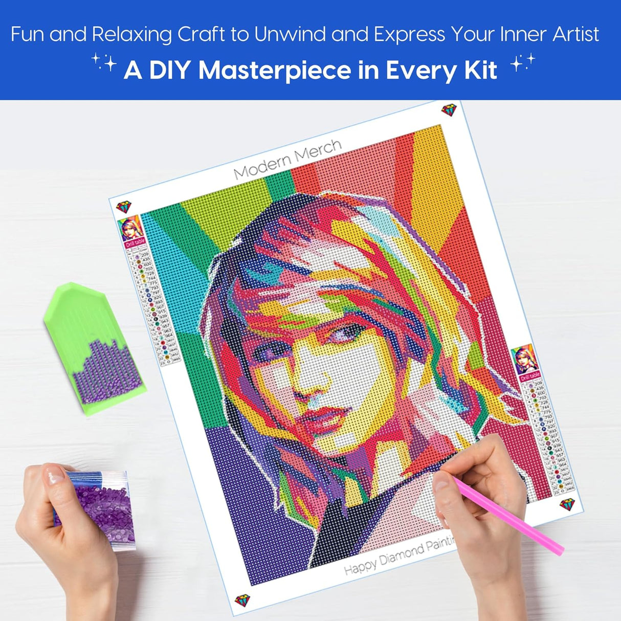 Taylor Swift Pop Art Diamond Art Kits