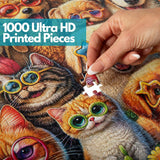 Groovy Furry Friendz 1000 Piece Jigsaw Puzzle