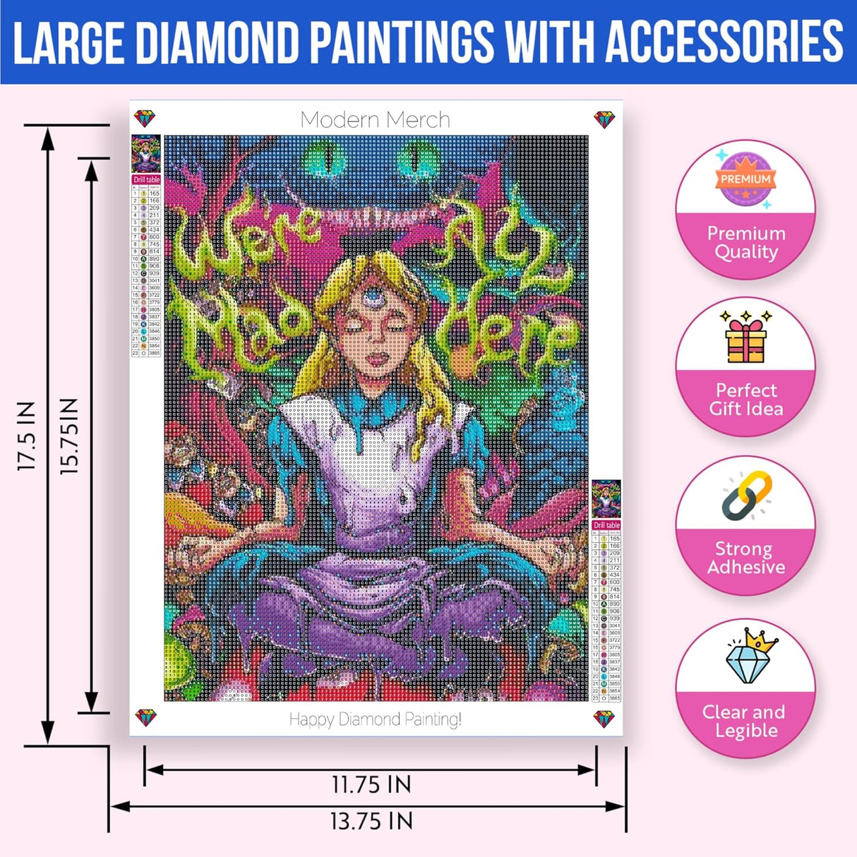 Alice in Wonderland Diamond Art Kits