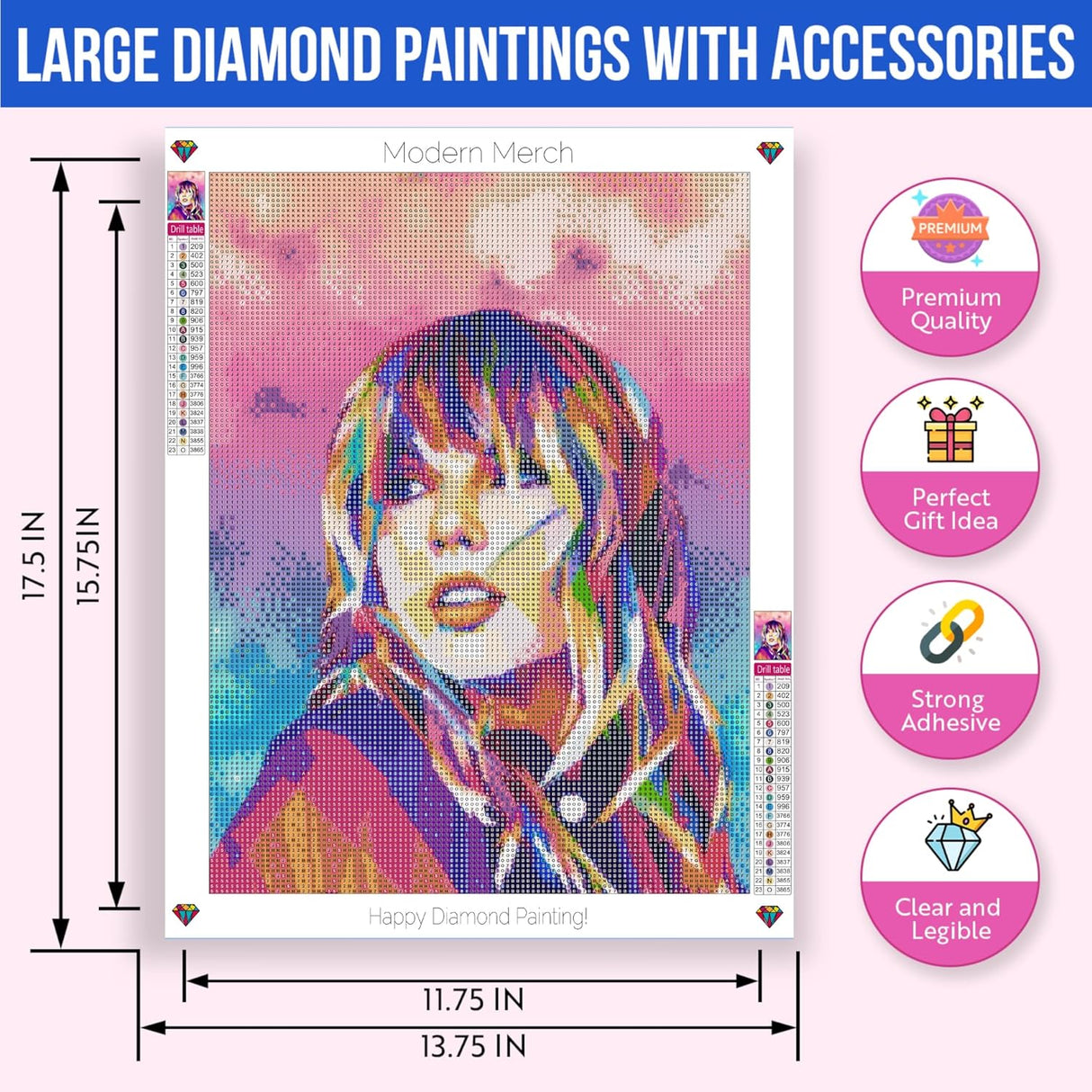 Taylor Swift 1989 Diamond Art Kit