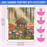 Magical Mushroom Forest Diamond Art Kit