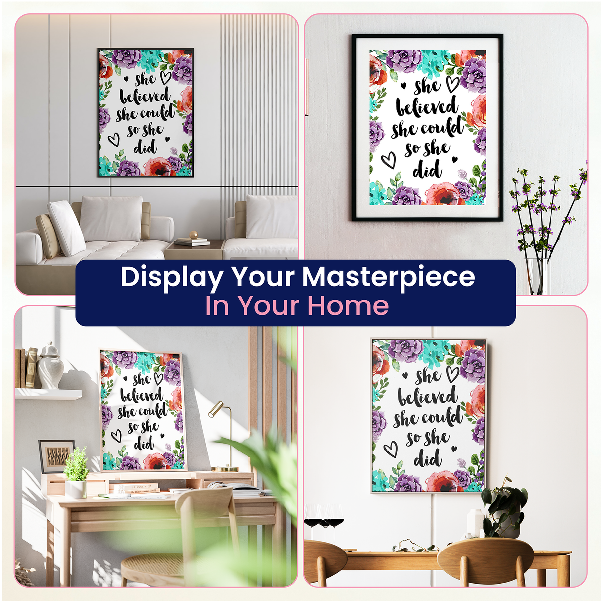 She Believed She Could Diamond Art Kit