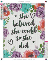 She Believed She Could Diamond Art Kit
